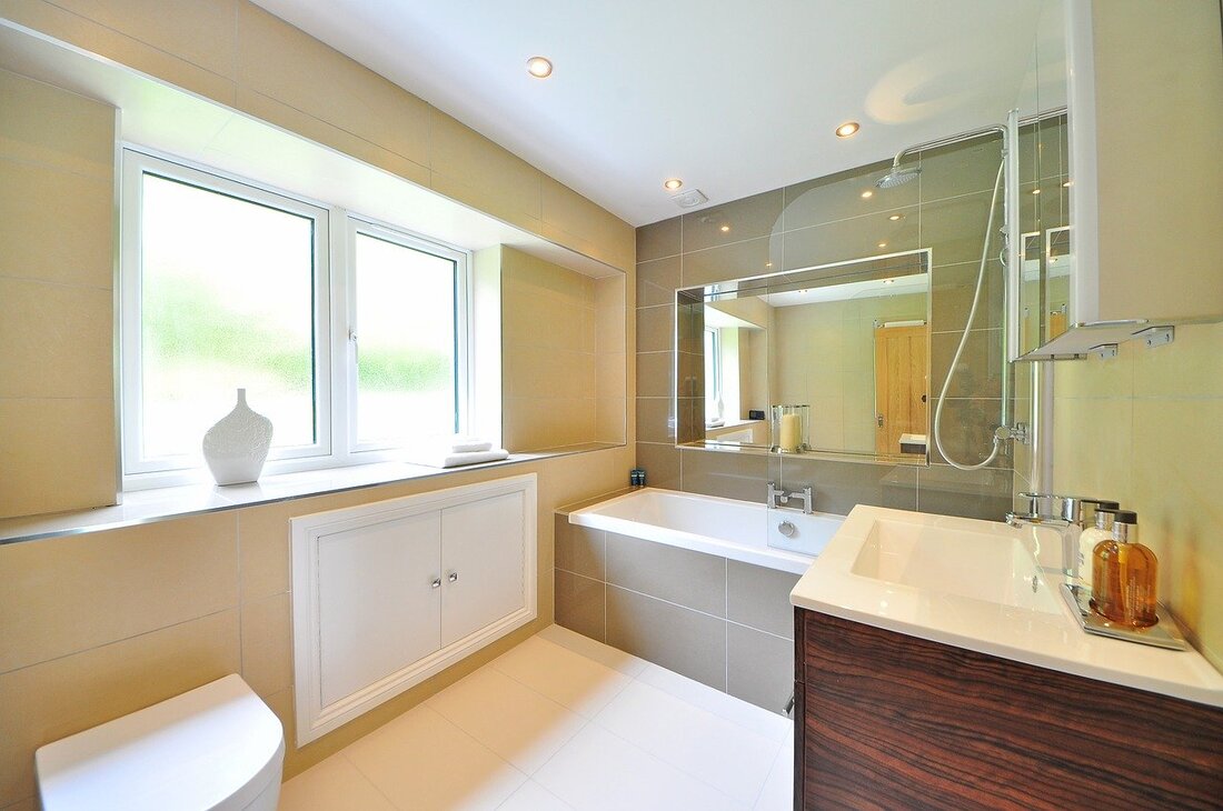bathroom fitted by professional bathroom fitter